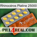 Rhinocéros Platine 25000 42